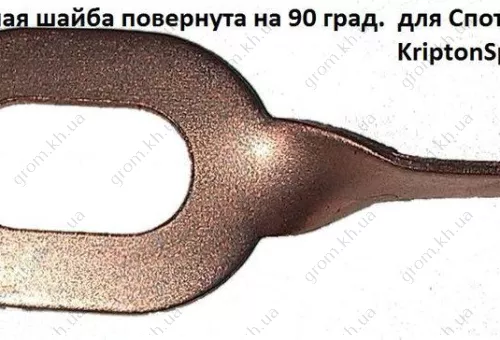 Фото 1- Овальна шайба для споттера з поворотом (25 шт)