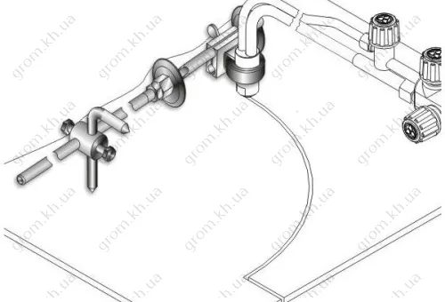 Фото 1- Устройство для прямолинейных и криволинейных резов (Циркуль)