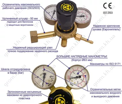 Фото 1- Редуктор пропановый RP-25 DM