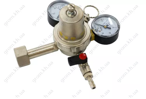 Фото 1- Редуктор пищевой УРП-4-4ДМ с 1 краном (СП 21,8 под малый баллон)