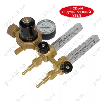 Фото 1- Редуктор углекислотный АР-40/У-30-2ДМ с 2 ротаметроми