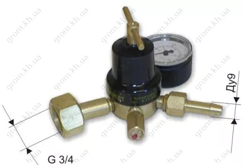 Фото 1- Редуктор вуглекислотний У-30-2ДМ