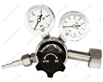 Фото 1- Редуктор углекислотный Vita Хром