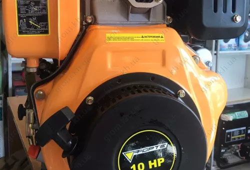 Фото 1- Двигатель Forte F186FE (10 л.с., электростартер, шпонка)