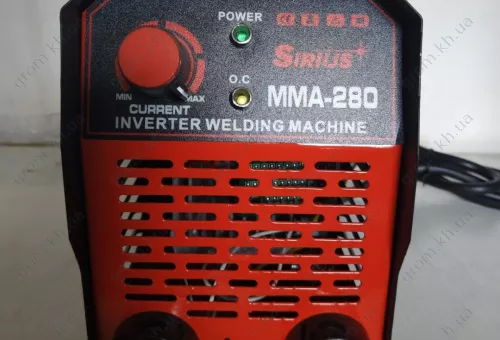 Фото 1- Зварювальний інвертор Sirius MMA-280 mini