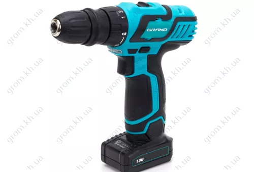 Фото 1- Шуруповерт акумуляторний Grand ТАК-18 DFR