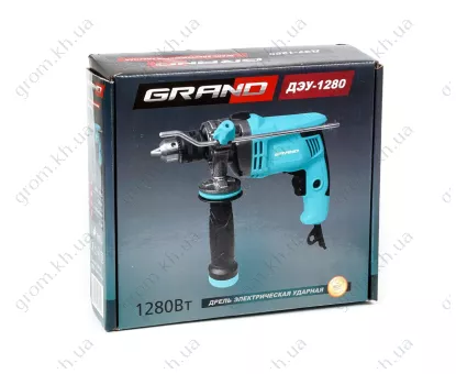 Фото 1- Дрель ударная Grand ДЭУ-1280