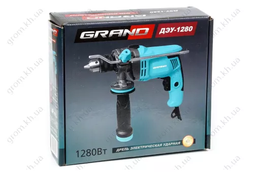 Фото 1- Дрель ударная Grand ДЭУ-1280