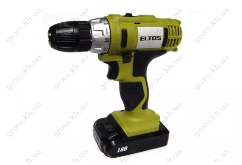 Фото 1- Шуруповёрт аккумуляторный Eltos ДА-18 Li
