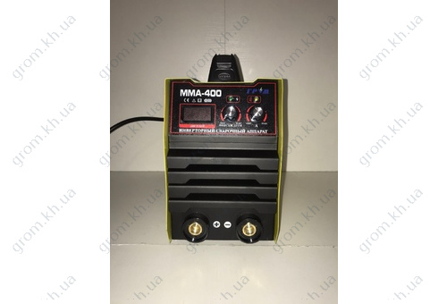 Фото 1- Сварочный инвертор Гром MMA-400A Профи (форсаж дуги, дисплей, усиленные байонеты, кабеля 3м)