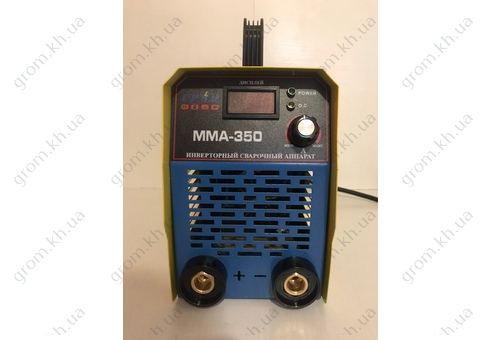Фото 1- Сварочный инвертор Гром MMA-350A (дисплей, кейс, усиленные байонеты, кабеля 3м)