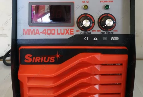 Фото 1- Зварювальний інвертор Sirius MMA-400 (380V) Luxe