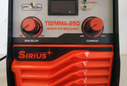 Фото 1- Аргонне зварювання Sirius TIG / MMA 250