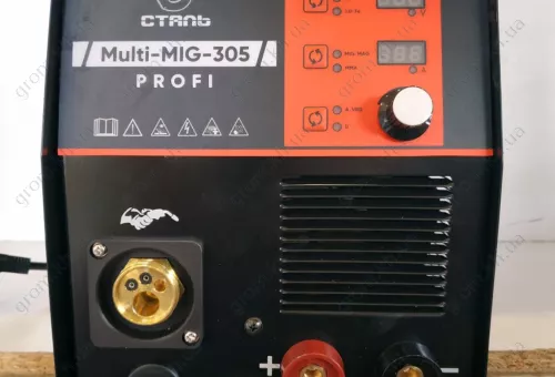 Фото 1- Зварювальний напівавтомат Сталь Multi-MIG-305 PROFI