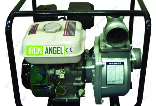 Фото 1- Мотопомпа бензиновая Iron Angel WPG 80M