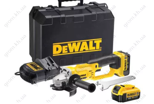 Фото 1- Угловая шлифмашина-болгарка DeWALT DCG412M2