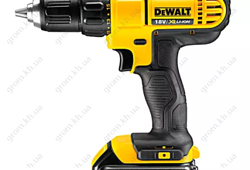 Фото 1- Дрель-шуруповерт DeWALT DCD771C2