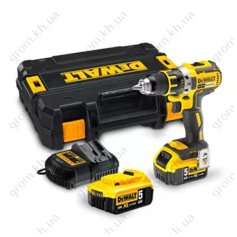Фото 1- Дрель-шуруповерт с бесщёточным двигателем DeWALT DCD732P2