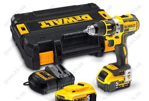 Фото 1- Дриль-шуруповерт із безщітковим двигуном DeWALT DCD732P2