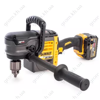 Фото 1- Угловая аккумуляторная дрель XR FLEXVOLT DeWALT DCD460T2