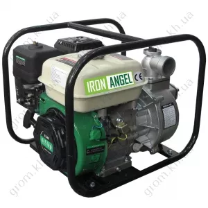 Фото 1- Мотопомпа бензиновая Iron Angel WPG 50M