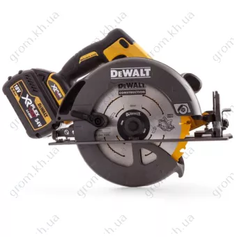 Фото 1- Пила дисковая аккумуляторная XR FLEXVOLT DeWALT DCS576NT
