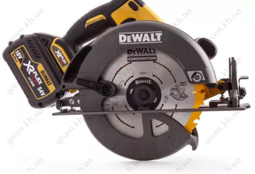 Фото 1- Пила дисковая аккумуляторная XR FLEXVOLT DeWALT DCS576NT