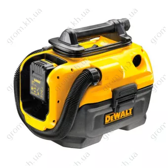 Фото 1- Пилосос промисловий акумуляторно-мережевий DeWALT DCV582