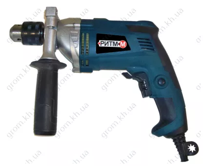 Фото 1- Дрель электрическая ударная Ритм-М ДЭУ 1200