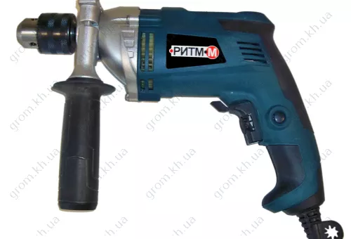 Фото 1- Дрель электрическая ударная Ритм-М ДЭУ 1200