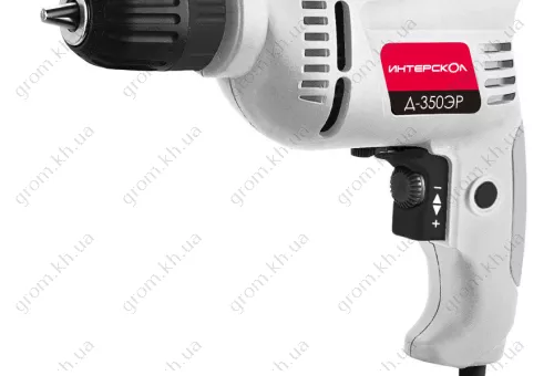 Фото 1- Дрель электрическая Интерскол Д-350ЭР