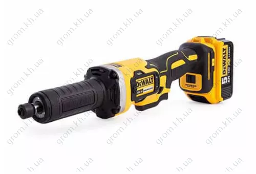 Фото 1- Аккумуляторная прямошлифовальная машина DeWALT DCG426P2