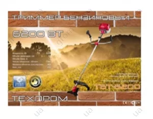 Фото 1- Бензокоса Техпром ТБТ-6200 супер двойной ремень, 1 подет, 1 2Т, 1 3Т, паук + бабина