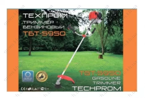 Фото 1- Бензокоса Техпром ТБТ-5950 (1 нож, 1 катушка)
