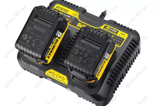 Фото 1- Зарядний пристрій дворядний DeWALT DCB102
