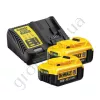 Фото 2 - Зарядний пристрій з двома акумуляторами DeWALT DCB115P2