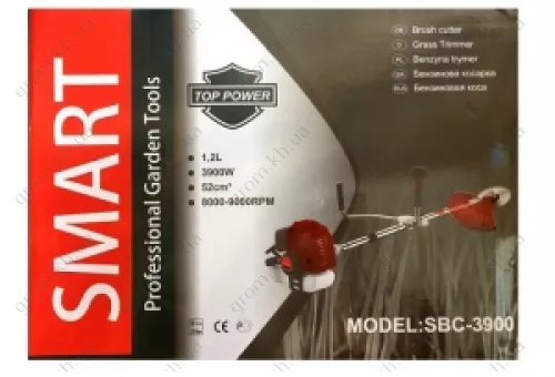 Фото 1- Бензокосу Smart SBC-3900 (диск с победитом+1 шпулю дор.+рюкзак+легкую пуск)