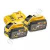 Фото 3 - Зарядний пристрій та 2 акумулятори XR FLEXVOLT DCB547 9Ач DeWALT DCB118X2