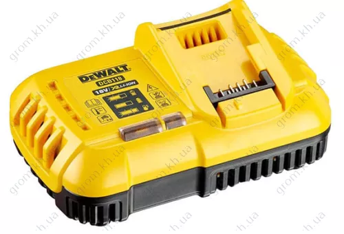 Фото 1- Зарядное устройство и 3 аккумулятора XR FLEXVOLT DCB546 6Ач DeWALT DCB118T3