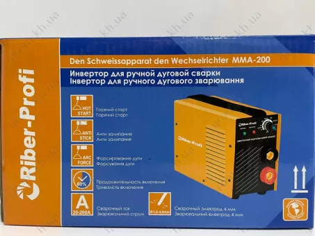Фото 1- Инверторный сварочный аппарат Riber-Profi MMA 200