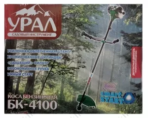 Фото 1- Бензокоса Урал БК-4100 (1 нож, 1 катушка)