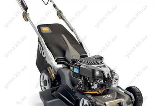 Фото 1- Бензиновая газонокосилка Stiga Twinclip 50 SEQB