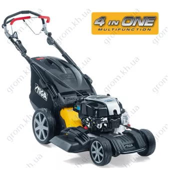 Фото 1- Бензиновая газонокосилка Stiga Turbo EXCEL 55 S4 INOX B