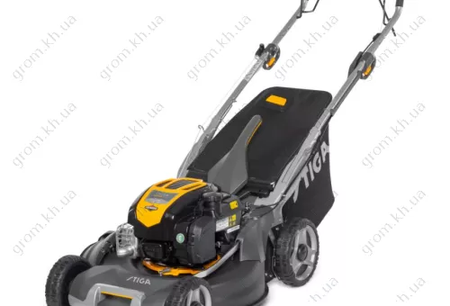 Фото 1- Бензиновая газонокосилка Stiga Twinclip 55 SQ B