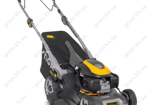 Фото 1- Бензиновая газонокосилка Stiga Twinclip 50 SQ H