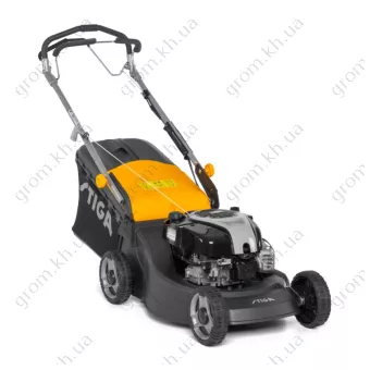Фото 1- Бензиновая газонокосилка Stiga Turbo Power 53 S B