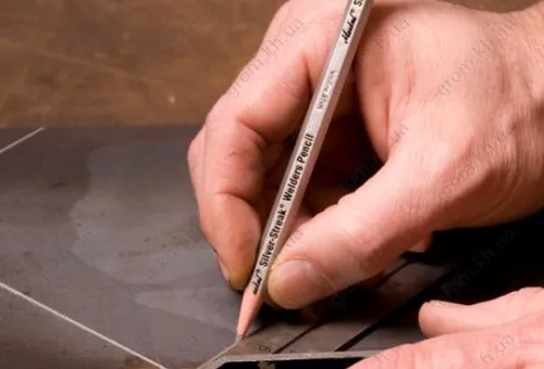 Фото 1- Олівець зварювальника Markal Red Riter Welder Pencil, Срібло 96101