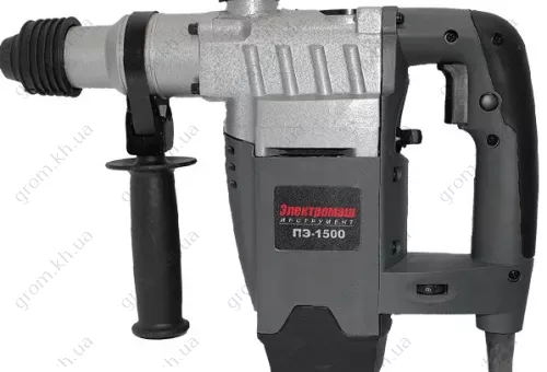 Фото 1- Перфоратор Електромаш ПЕ-1500 (Бочка з 13 свердл та 2 коронки)
