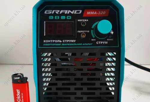 Фото 1- Сварочный инвертор Grand MMA-320 (LCD-дисплей)