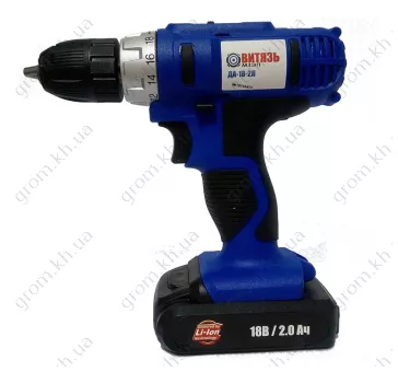 Фото 1- Шуруповерт акумуляторний Витязь ТАК-18/2 Л Li-on